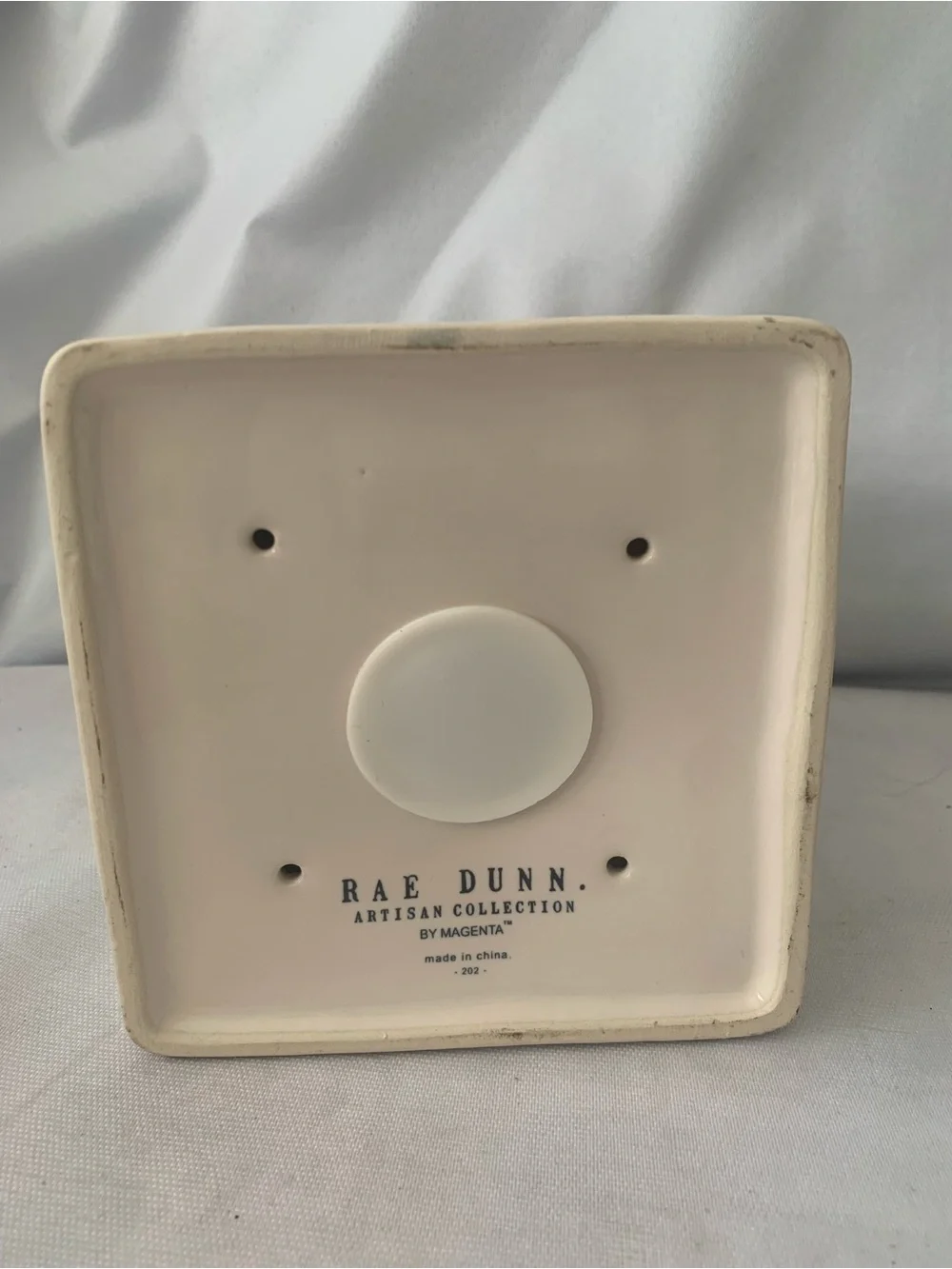 RAE DUNN Artisan Collection By Magenta Ceramic White Bird House 